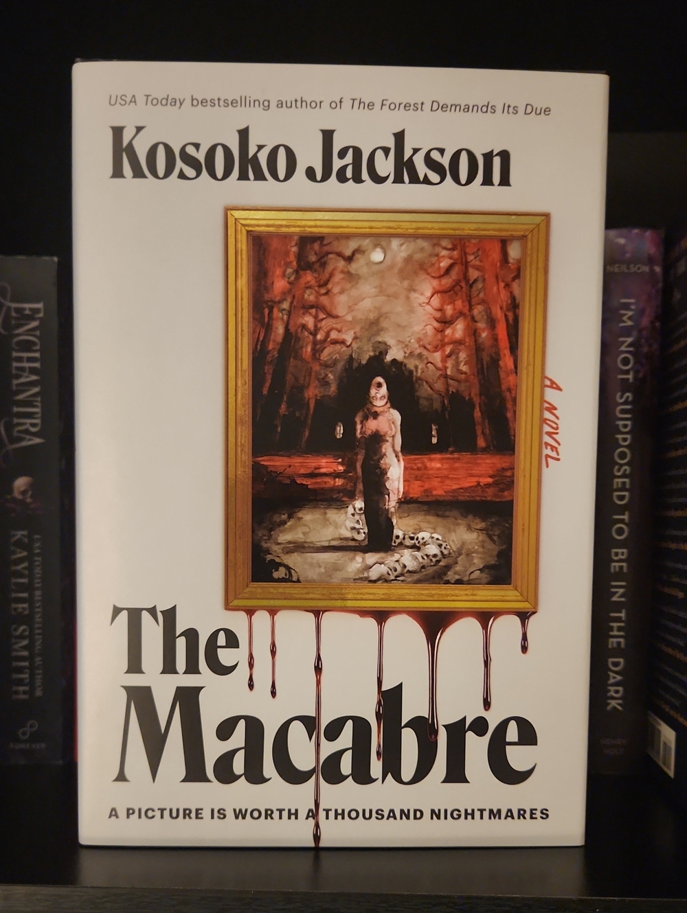 📚3/$20 Kosoko Jackson "The Macabre" Hardcover Book - White Cover